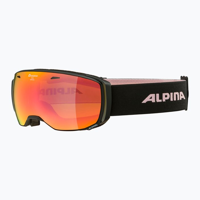 Skibrille Alpina Estetica Q-Lite black/rose matt/rainbow sph 6