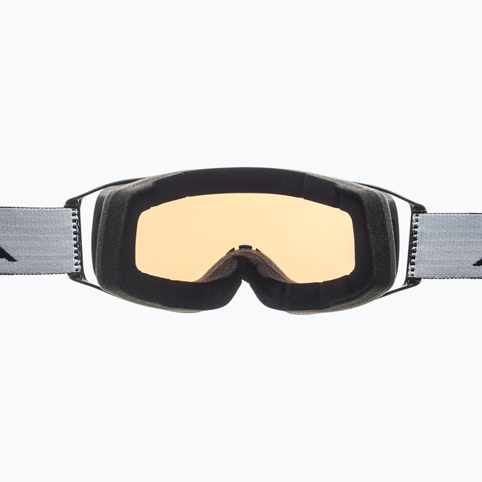 Skibrille Alpina Double Jack Mag Q-Lite black matt/mirror black 9
