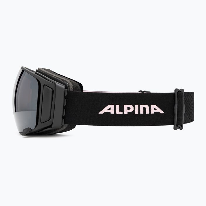 Skibrille Alpina Double Jack Mag Q-Lite black/rose matt/mirror black 4