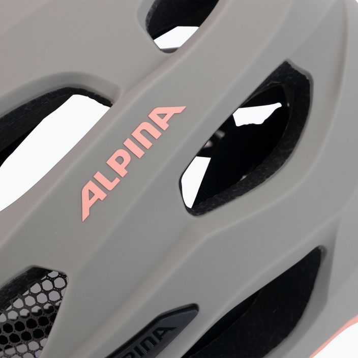 Fahrradhelm Alpina Carapax 2.0 moon grey peach matt 7