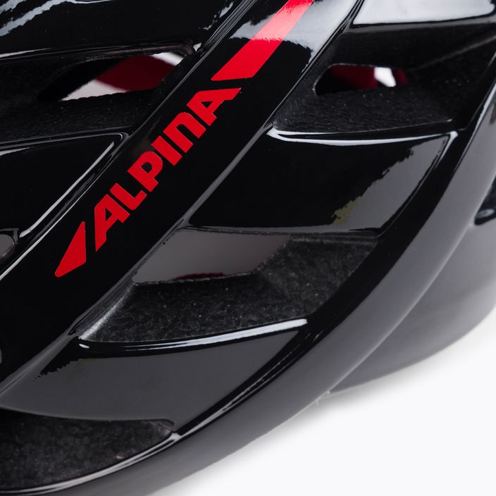 Fahrradhelm Alpina Panoma 2.0 black/red gloss 7