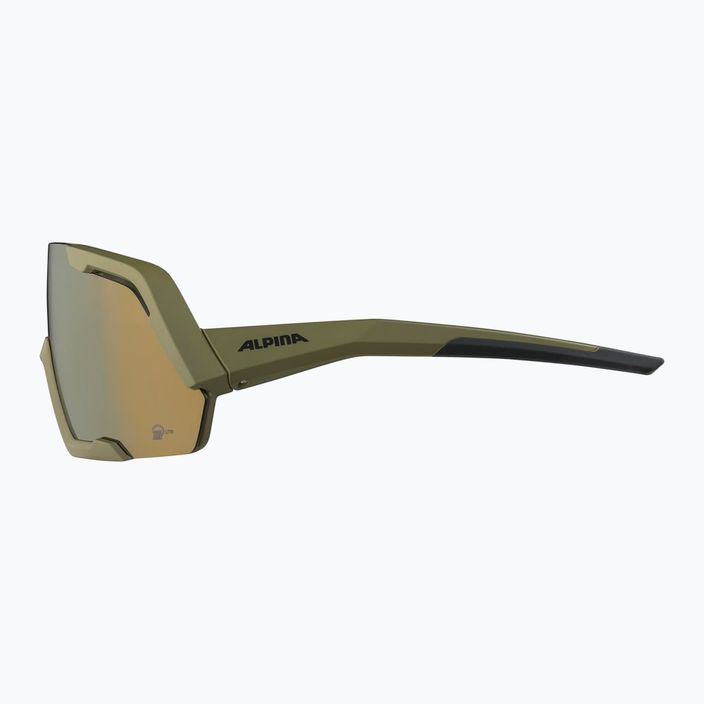 Alpina Rocket Q-Lite Sonnenbrille oliv matt/bronze verspiegelt 7