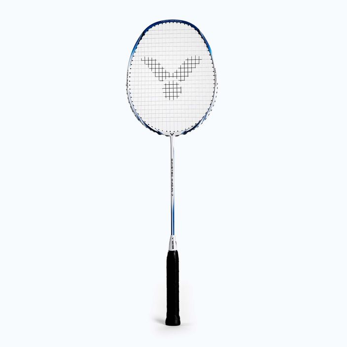 VICTOR Wavetec Magan 7 Badmintonschläger blau und weiß 200023