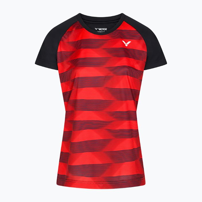 Damen-Tennisshirt VICTOR T-34102 CD rot/schwarz 4