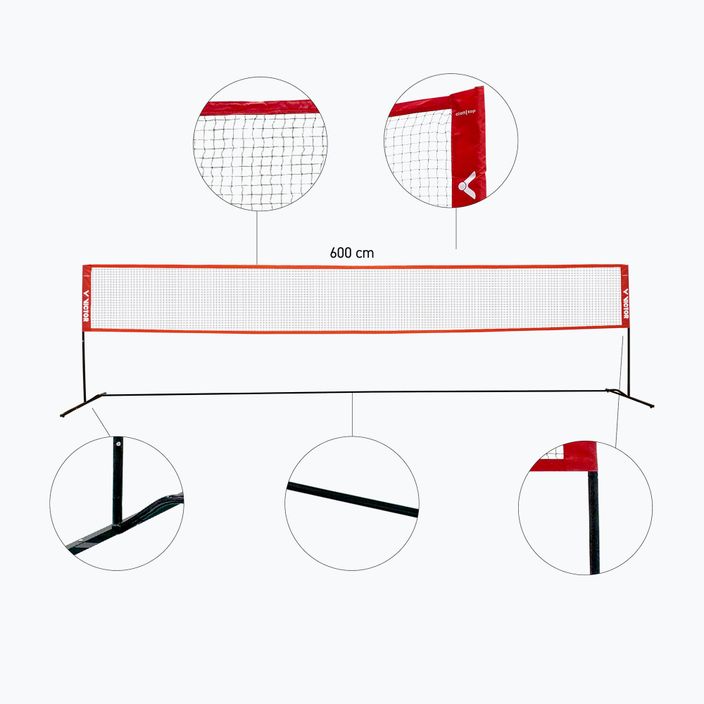 VICTOR Premium 6 m Badmintonnetz 3