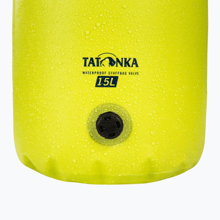 Tatonka WP Waterproof Stuffbag Valve 15 l lime 6