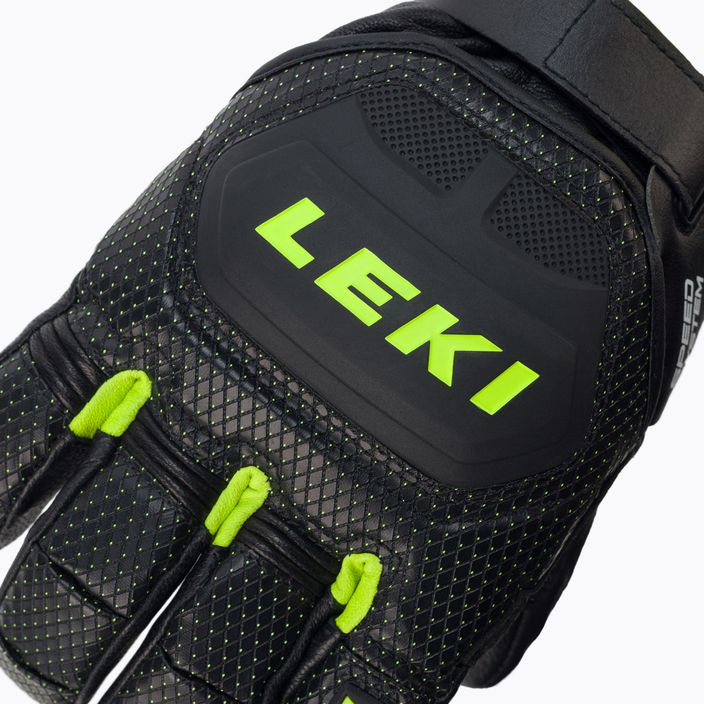 LEKI Worldcup Race Flex S Speed System Herren Skihandschuh schwarz-grün 649802301080 5