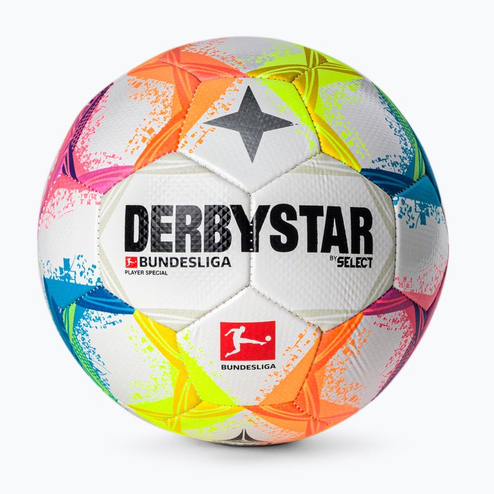 Derbystar Player Special V22 weiß und Farbe Fußball 3995800052