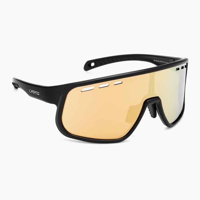 CASCO SX-25 Carbonic schwarz/gold verspiegelte Sonnenbrille