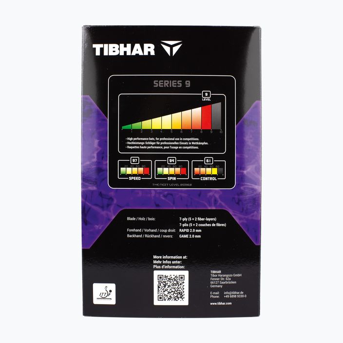 Tibhar Pro Lila Edition Tischtennisschläger 6