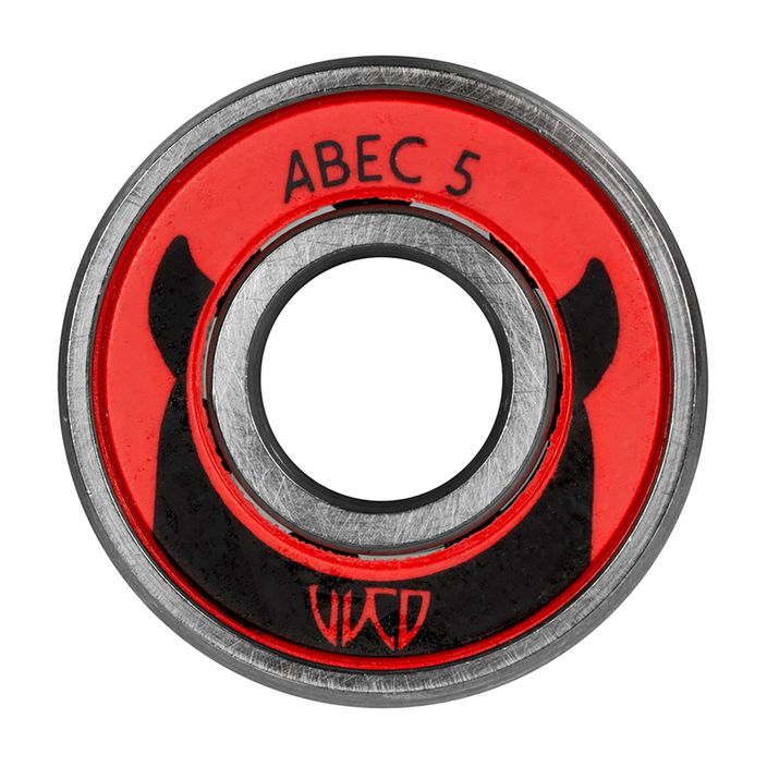Wicked ABEC 5 8er-Pack rot/schwarz Lager 310035 2