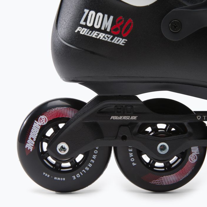 Powerslide Herren Rollschuhe Zoom Pro 80 schwarz und weiß 880237 7