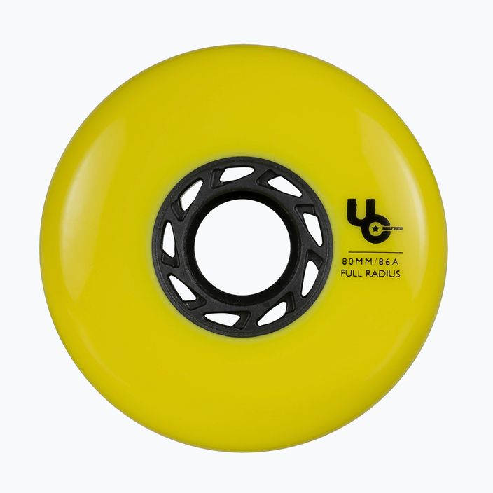 UNDERCOVER Team rollerblade Räder 4 Stück gelb 406186
