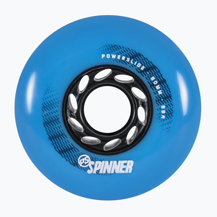 Powerslide Spinner 80mm/88A Rollerblade Rollen 4 Stück blau 905386