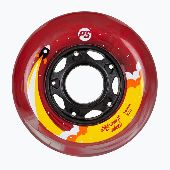 Inliner Räder Kinder Powerslide Adventure 76/82A 4 Stk. red cloud