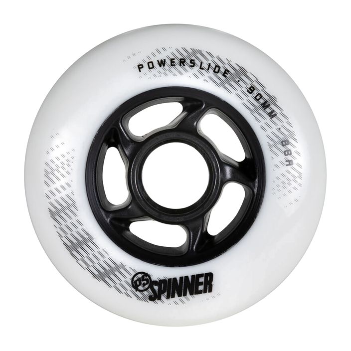 Powerslide Spinner Rollerblade Räder 4 Stück weiß 905442 2