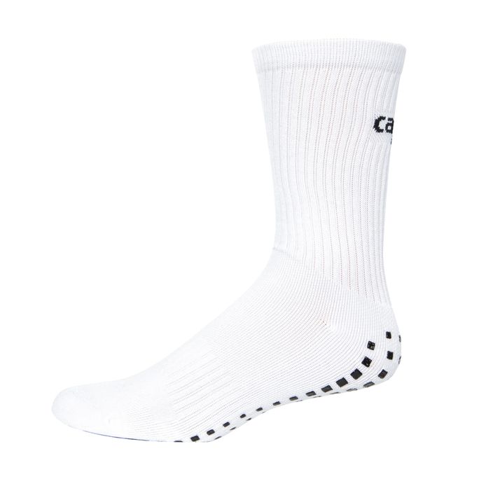 Herren Capelli Crew Football Socken mit Greifern weiß/schwarz 2