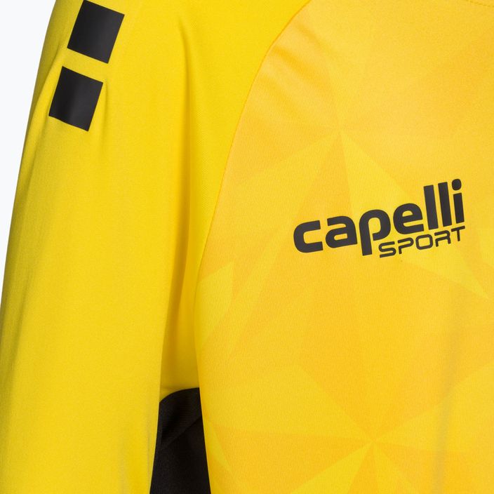 Capelli Pitch Star Kinder Fußballtrikot Torwartmannschaft gelb/schwarz 3