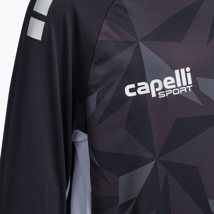 Capelli Pitch Star Torwart Kinder Fußballtrikot schwarz/weiß 3