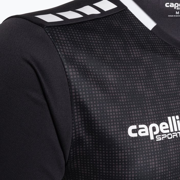 Herren Capelli Cs III Block schwarz/weißes Fußballtrikot 3