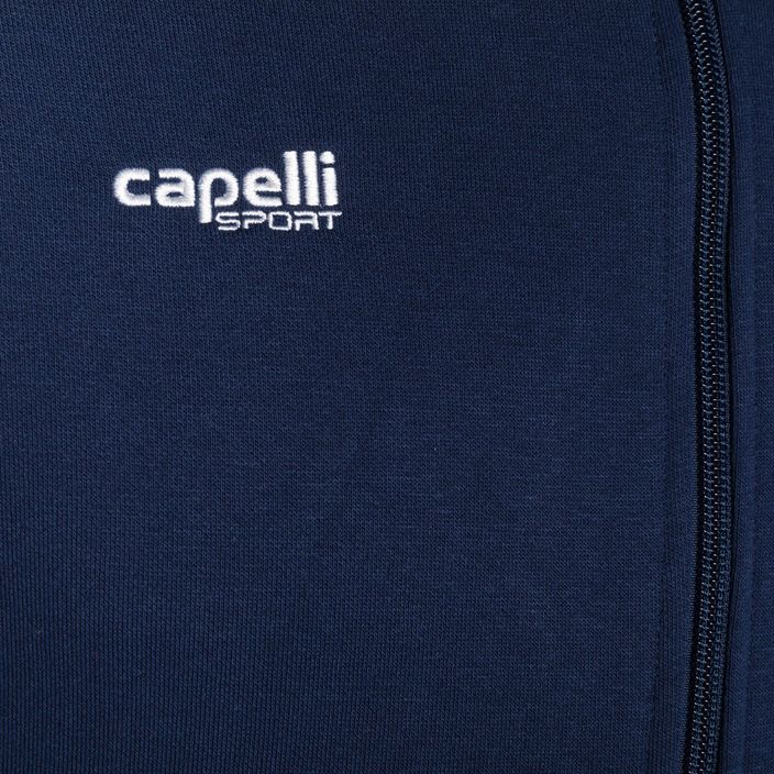 Herren Capelli Basics Adult Zip Hoodie Fußball Sweatshirt navy 3