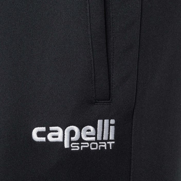 Herren Capelli Basic I Erwachsene Trainingsfußballhose schwarz/weiß 3