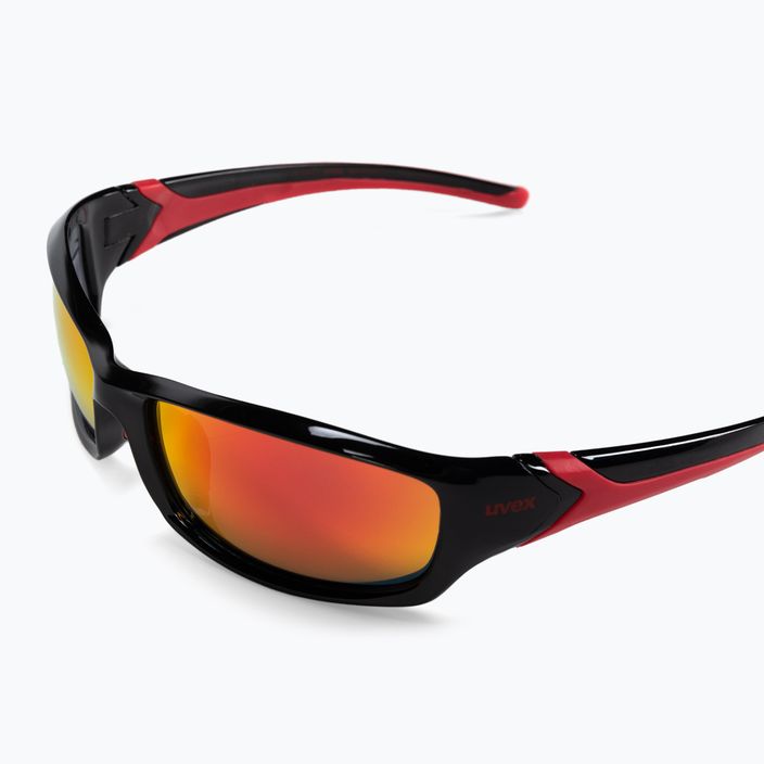 UVEX Sportstyle 211 Sonnenbrille schwarz-rot S5306132213 4