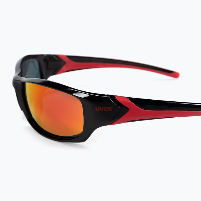 UVEX Sportstyle 211 Sonnenbrille schwarz-rot S5306132213 5