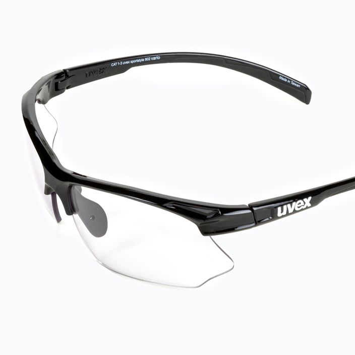 UVEX Sportstyle 802 V Fahrradbrille schwarz S5308722201 5