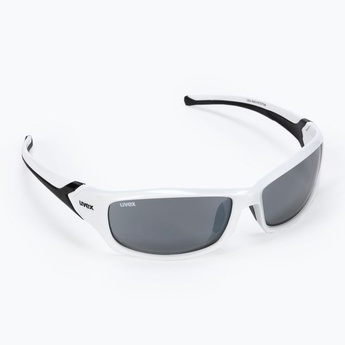 UVEX Sportstyle 211 Sonnenbrille schwarz und weiß S5306138216