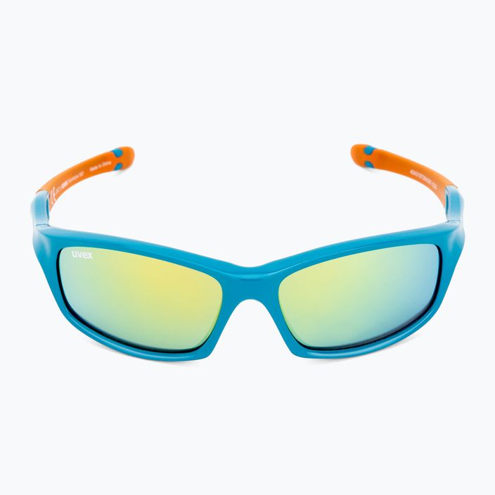 UVEX Kindersonnenbrille Sportstyle blau-orange/rosa versilbert 507 53/3/866/4316 3