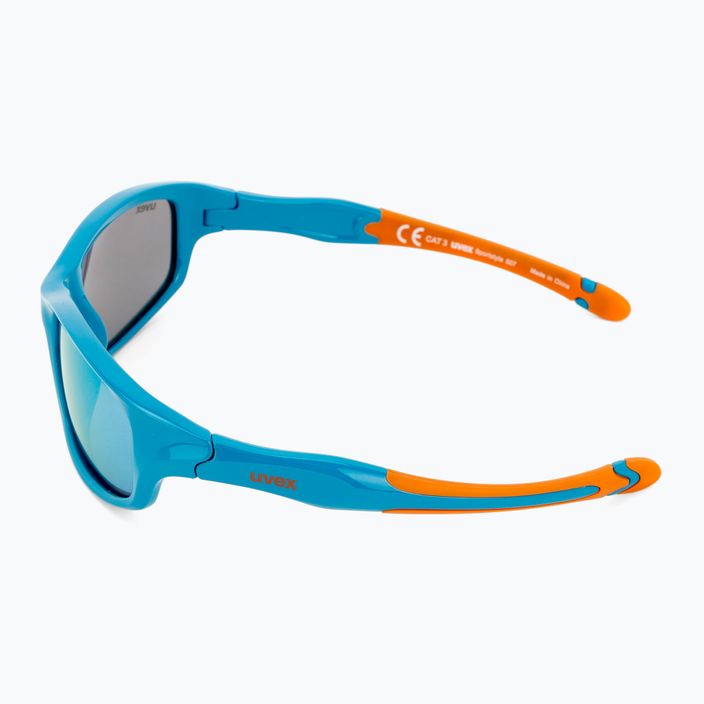 UVEX Kindersonnenbrille Sportstyle blau-orange/rosa versilbert 507 53/3/866/4316 4