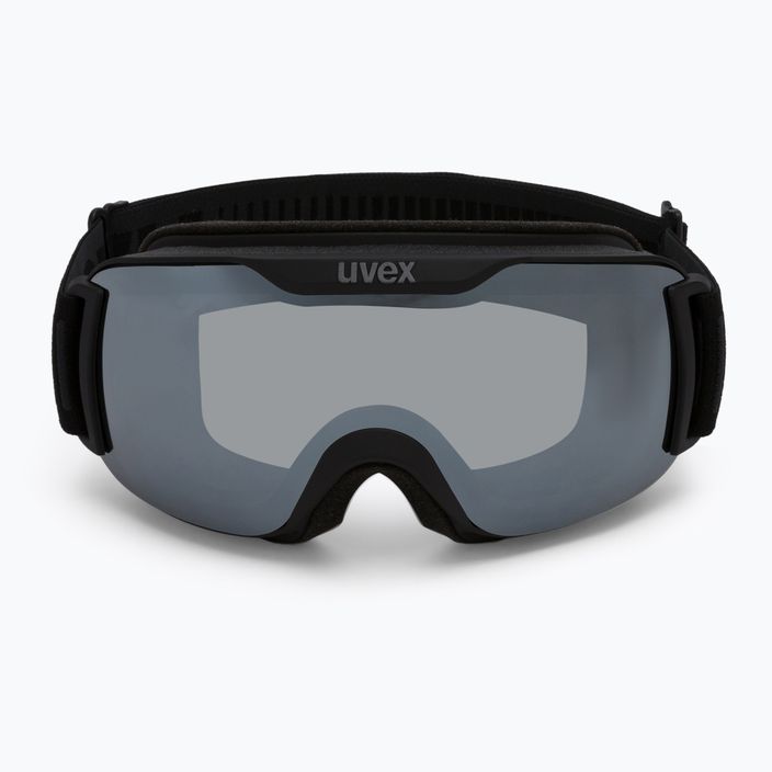 Skibrille UVEX Downhill 2 S LM black mat/mirror silver/clear 55//438/226 2