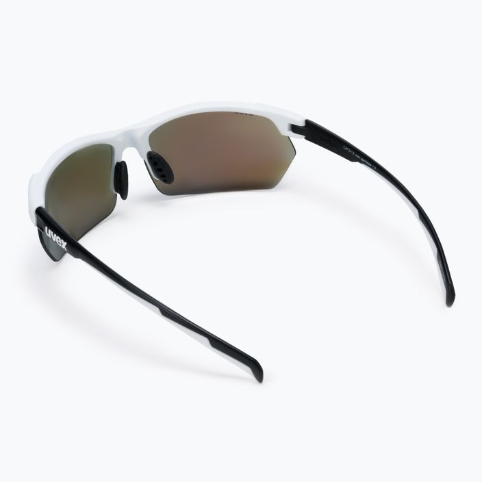 UVEX Sportstyle 114 Sonnenbrille schwarz und weiß S5309398216 2