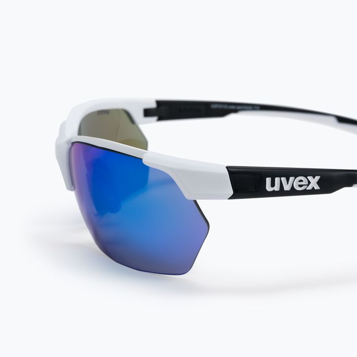 UVEX Sportstyle 114 Sonnenbrille schwarz und weiß S5309398216 4