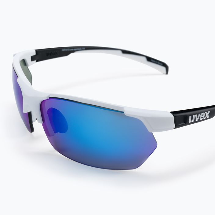 UVEX Sportstyle 114 Sonnenbrille schwarz und weiß S5309398216 5