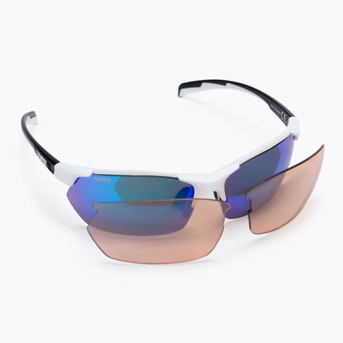 UVEX Sportstyle 114 Sonnenbrille schwarz und weiß S5309398216 6