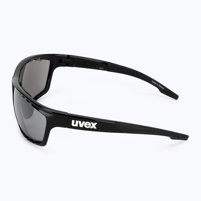 UVEX Sportstyle 706 schwarz/verspiegelt silberne Sonnenbrille 53/2/006/2216 4