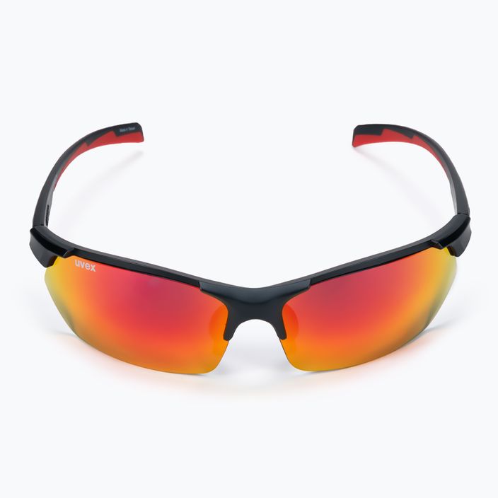UVEX Sportstyle 114 Sonnenbrille schwarz-rot S5309395316 3