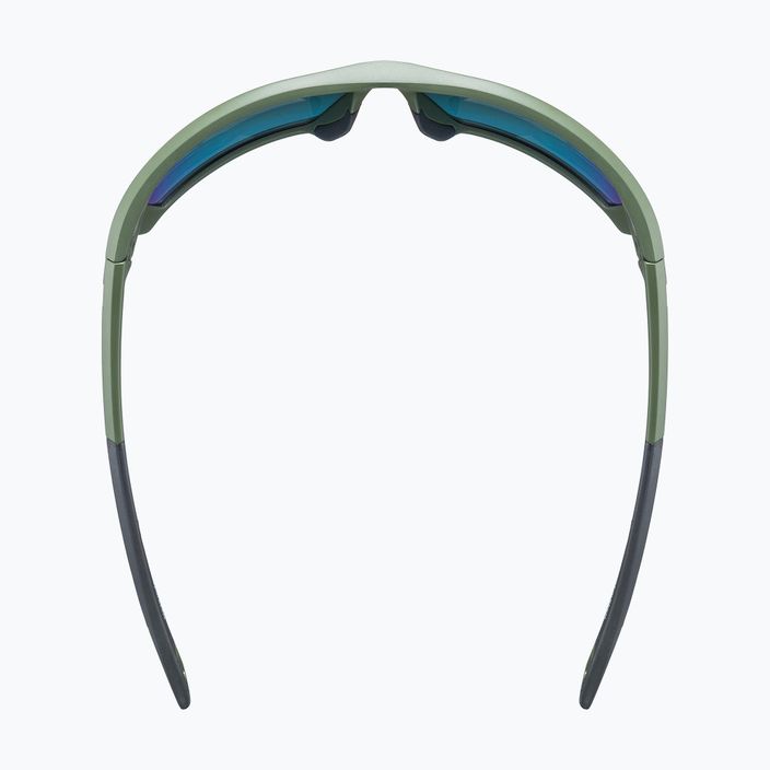 UVEX Sportstyle 225 olivgrün matt/verspiegelt silberne Sonnenbrille 53/2/025/7716 8