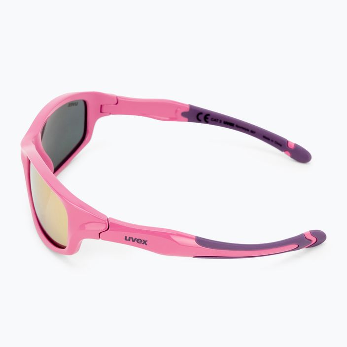 UVEX Kindersonnenbrille Sportstyle 507 rosa lila/rosa spiegeln 53/3/866/6616 4