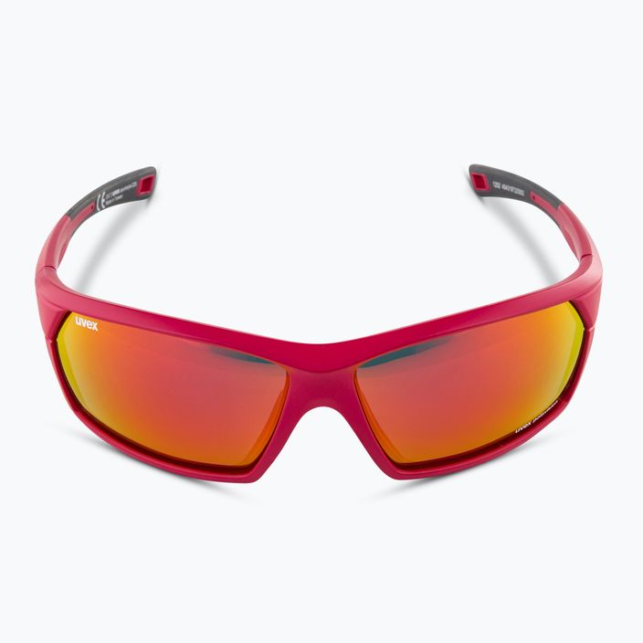 UVEX Sportstyle 225 Pola rot grau matt Sonnenbrille 3