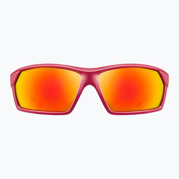 UVEX Sportstyle 225 Pola rot grau matt Sonnenbrille 9