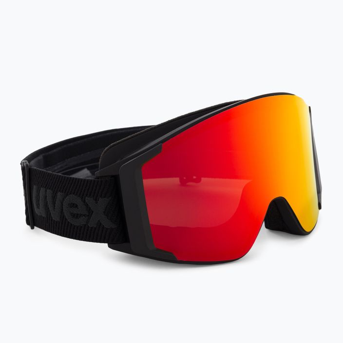 Skibrille UVEX G.gl 3 TOP black mat/mirror red polavision/clear 55/1/332/213 7