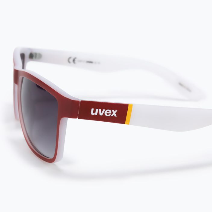 UVEX Sonnenbrille Lgl 39 rot/weiß S5320123816 4