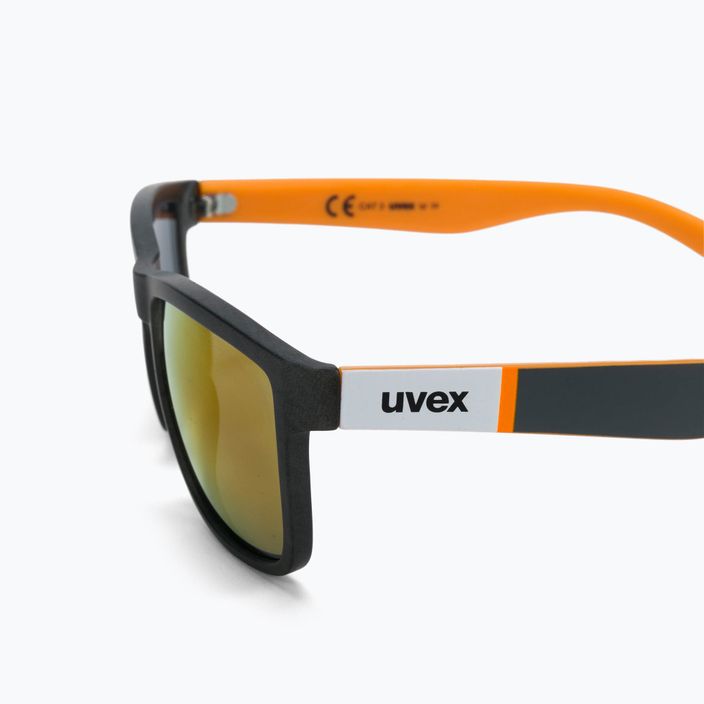 UVEX Lgl 39 grau-orange Sonnenbrille S5320125616 4