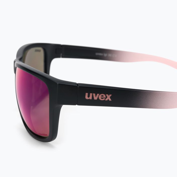 UVEX Sonnenbrille Lgl 36 CV schwarz/rosa S5320172398 4