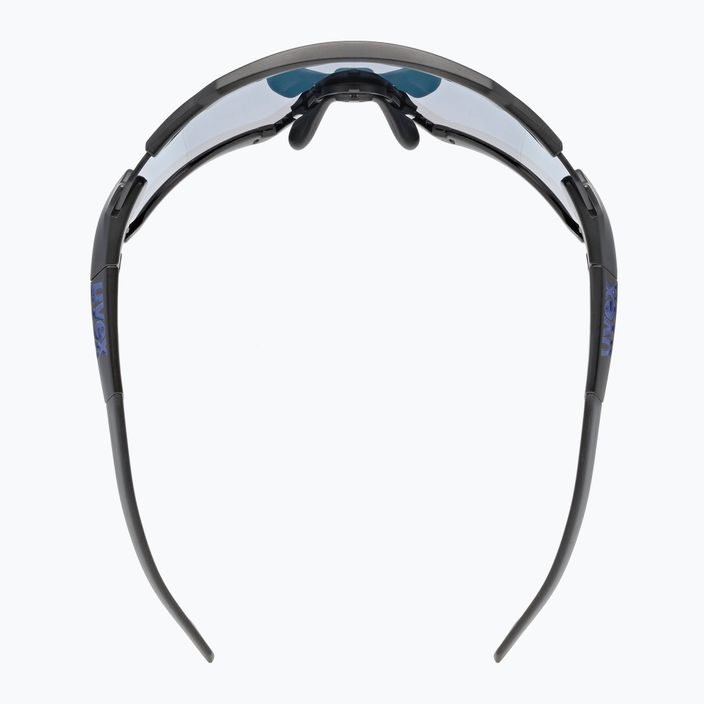 UVEX Sportstyle 228 schwarz matt/verspiegelt blau Fahrradbrille 53/2/067/2206 6