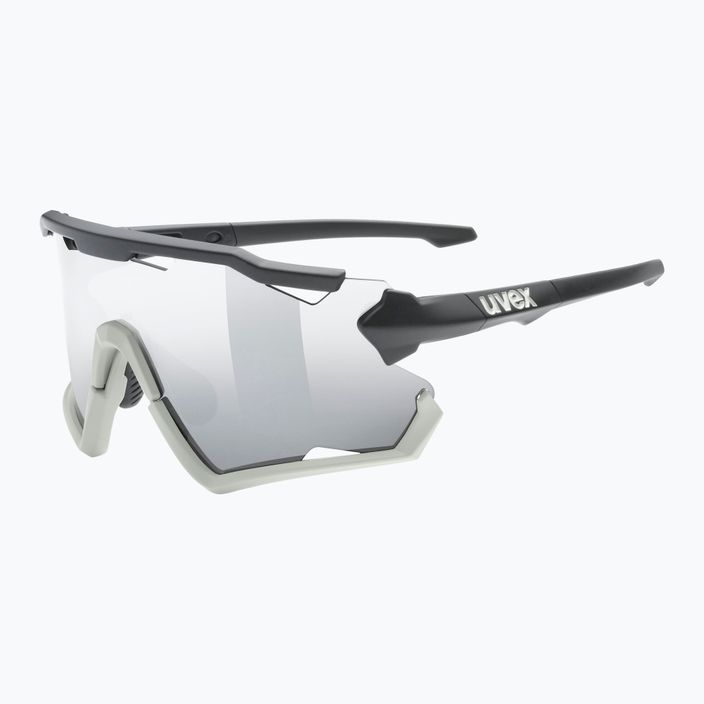 UVEX Sportstyle 228 schwarz sandmatt/verspiegelt silberne Fahrradbrille 53/2/067/2816 5