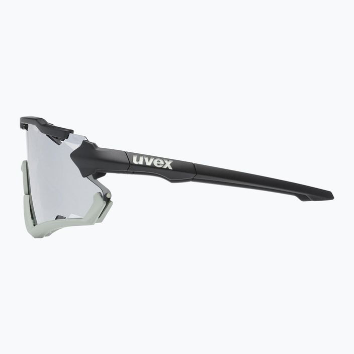 UVEX Sportstyle 228 schwarz sandmatt/verspiegelt silberne Fahrradbrille 53/2/067/2816 9
